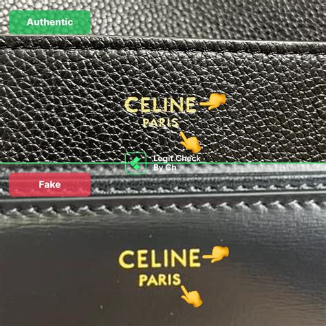 counterfeit celine bag|how to authenticate your bag.